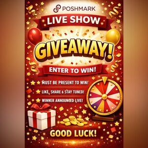Poshmark Live Show Giveaway